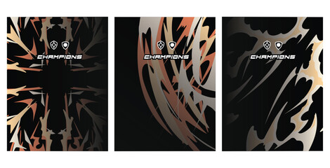 Bundle design Pattern, for jersey, sport, or, Drk Background