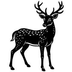 deer silhouette vector