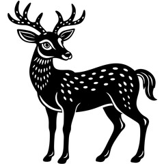 deer silhouette vector