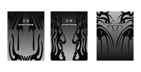 Bundle design Pattern, for jersey, sport, or, Drk Background