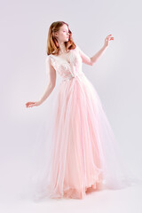 Naklejka premium dancing tender lady