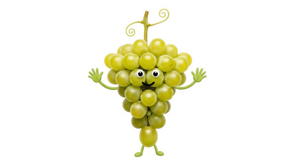 Isolated Grapes Character