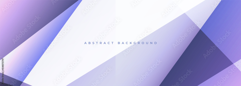 Poster soft purple shades colored modern wide vector abstract background with geometric polygonal shapes.