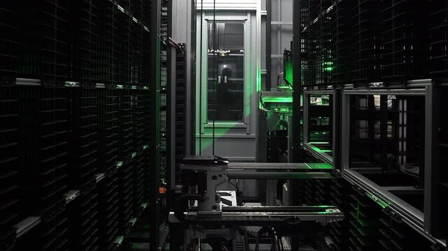 Automatic picking robot arm used in industrial factories