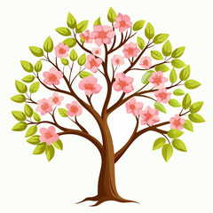 Obraz premium tree with flowers