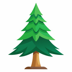 green christmas tree