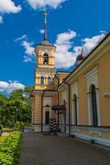 Church of St. Sergius of Radonezh in Pushkin, Saint Petersburg, Russia.