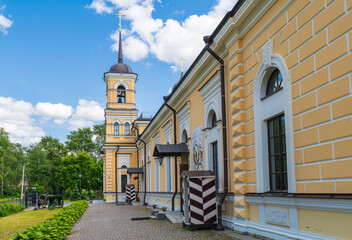 Church of St. Sergius of Radonezh in Pushkin, Saint Petersburg, Russia.