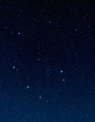 Fototapeta premium Ursa Major constellation shining brightly in the dark night sky