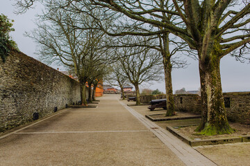 Ireland andNorthern Ireland - The remarkably preserved historic city walls of Londonderry encircle...