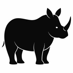 Fototapeta premium rhino vector illustration