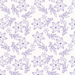 seamless pattern with flowers