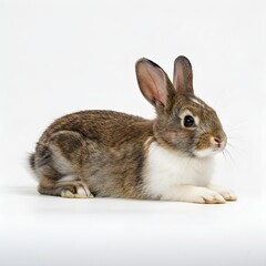 Obraz premium rabbit in a transparent or white background