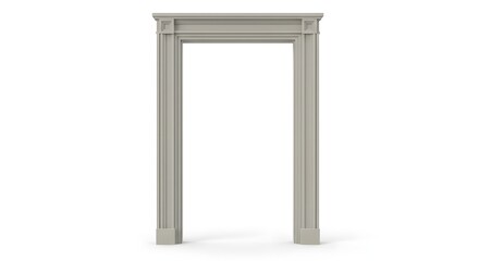 Elegant Classic Door Frame 3D Model - Architectural Design Element
