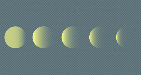 Tropical paradise sunset bokeh texture, transparent background, defocused lights illustration. White red blue blue green . Sun light glowing background.Sunset sunset