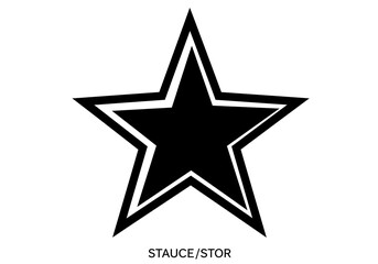 Obraz premium Bold. Simple. Star.