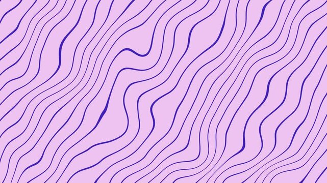 Purple geometric wood wave pattern seamless vector illustration
