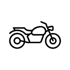 motorcycle on transparent background for web and graphic design