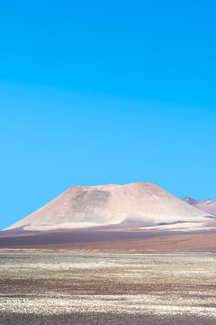 Scenic view of Blanco Volcano in La Puna, Argentina