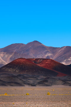 Scenic view of Jote Volcano in La Puna, Argentina
