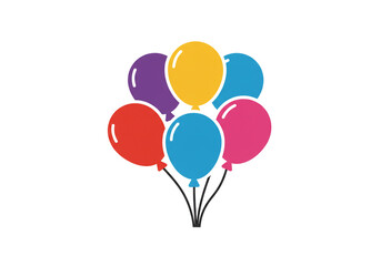 vector illustration of a colorful balloons