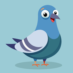 blue bird with speech bubble
