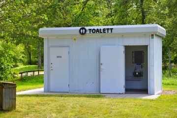  Sweden. Public toilet building