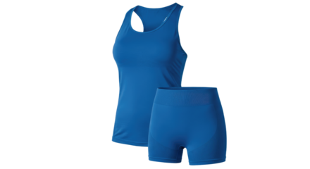 Womens Athletic Tank Top and Shorts Set.