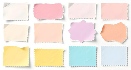 Sticky notes set, Sticky note papers, Post-it notes, Memo notes vector, Colored sticky notes, Office note papers, Reminder notes, Note paper collection, Paper sheets, Lined sticky notes, Square note p