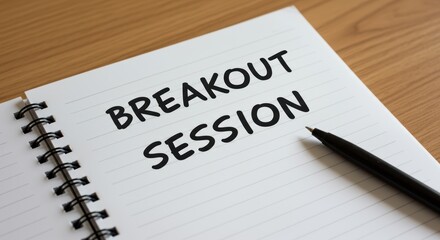 Written On Notebook With Pen On Wooden Background