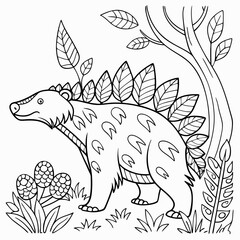 vector illustration of a bear