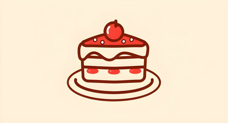 layered cake, icing cake, celebration cake, cake illustration, cupcake icon, chocolate cake, cake with candles, party cake, festive cake, wedding cake icon, pastry icon, cake emoji, cute cake icon, ca