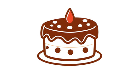 cake vector, dessert icon, sweet icon, bakery symbol, layered cake, icing cake, celebration cake, cake illustration, cupcake icon, chocolate cake, cake with candles, party cake, festive cake, wedding 