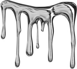 Metal liquido. 3d chrome metal organic fluid shapes and stars. Abstract liquid mercury metallic icon. 3d rendering aluminum gradient shape design. Diseño de formas abstractas. PNG