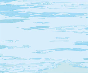 Blue Ocean Water Background, Sea Wavy Nautical and Marine Texture, Reflection Surface of the Water, Yachting Army Military Hunting Camouflage Uniform Pattern
