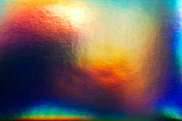 Fondo holografico. Distintos colores. holographic real texture in rainbow colors, colorful iridescent surface.