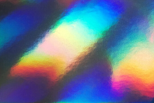 Fondo holografico. Distintos colores. holographic real texture in rainbow colors, colorful iridescent surface.