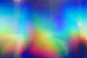 Fondo holografico. Distintos colores. holographic real texture in rainbow colors, colorful iridescent surface.