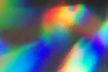 Fondo holografico. Distintos colores. holographic real texture in rainbow colors, colorful...