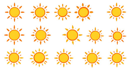 Sun silhouette, Bright sun, Solar icon, Yellow sun icon, Radiant sun, Circular sun icon, Sun rays, Shining sun icon, Sun illustration, Flat sun icon, Simple sun vector, Cartoon sun, Hot weather icon, 