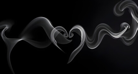 heart shape smoke, valentine smoke, ethereal smoke, vapor heart, smoke calligraphy, elegant smoke, dreamy smoke, love silhouette, pink smoke, white smoke, black romantic background, smoky heart design