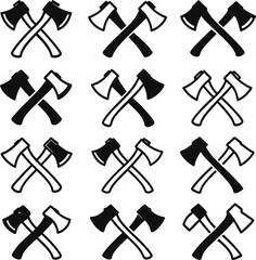 Set of tools with hammer nails screwdriver and construction equipment icons in vector illustration style