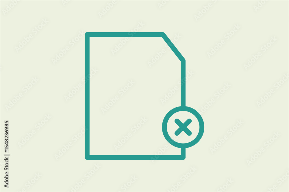 Poster delete file icon. icon related to ui elements. suitable for web site, app, user interfaces,element, 