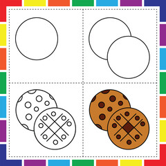 Learn to Draw a Cookie – Sweet and Simple for Kids