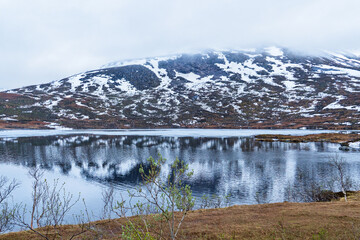Landschaft auf der norwegischen Insel Senja