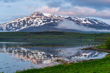 Landschaft auf der norwegischen Insel Senja