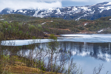 Landschaft auf der norwegischen Insel Senja