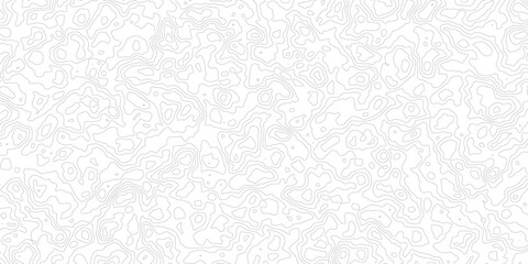 Obraz premium Abstract topography map contour line modern design with White background with topographic wavy pattern design.