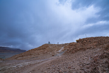 The area around Hanle Observatory, home to the world's tallest optical infrared telescope, stands at an altitude of 4,500 meters, revealing distant galaxies from the distant Indian Himalayas.