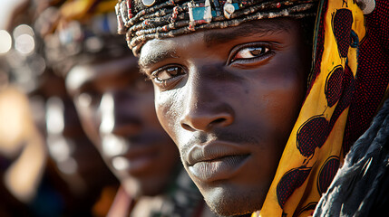 Deep within the arid expanse of Niger’s desert, the Fulani Wodaabe tribe prepares for the Gerewol Festival--a grand convergence of color, movement, and ancestral pride.
